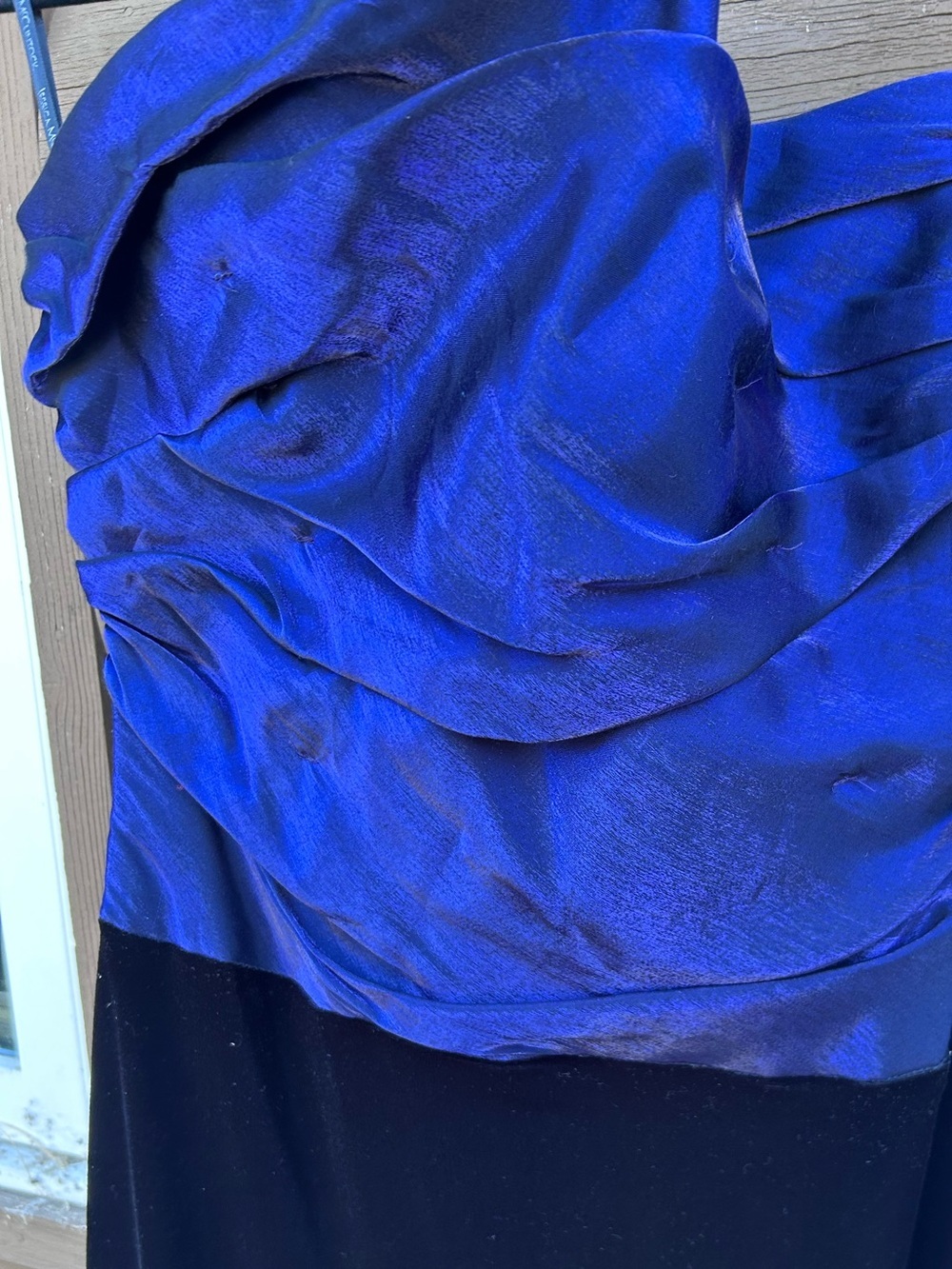 Jessica McClintock for Gunne Sax Evening Gown Size Vintage 1990s Y2K glam dark - Picture 5 of 15